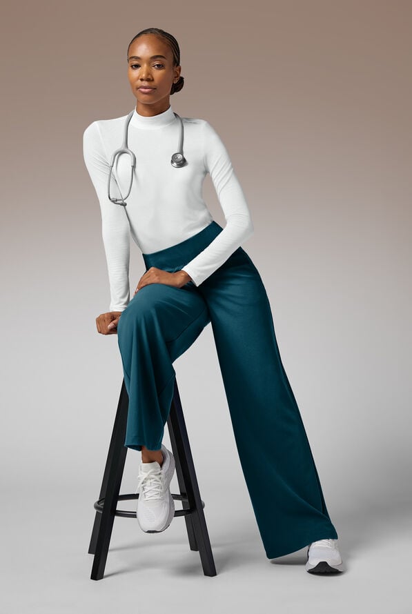 Y-Band Wide Leg Pant - Regular - Caribbean Blue - 2