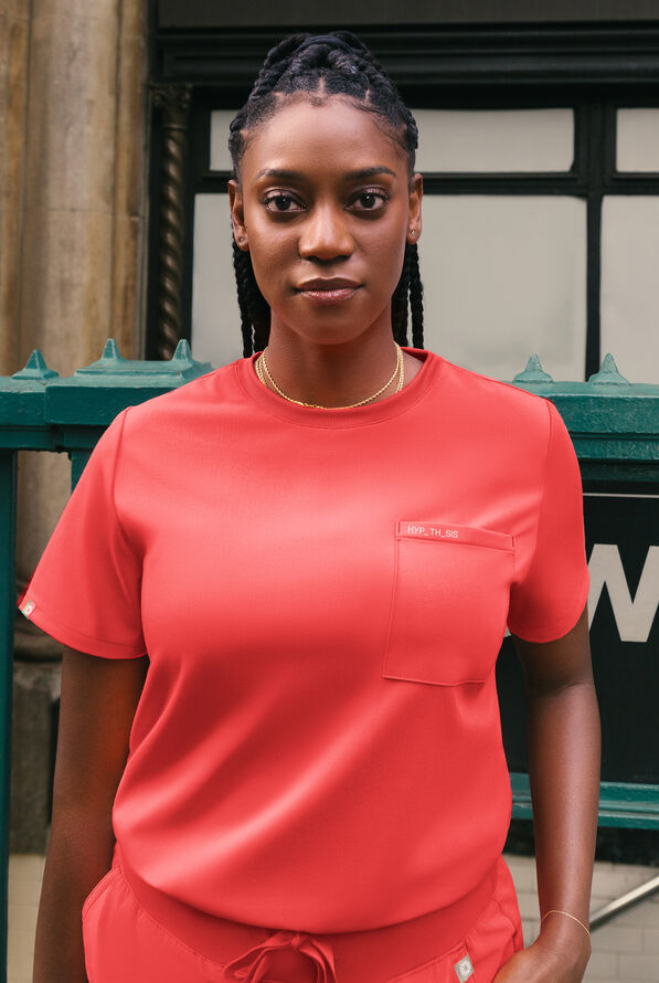 BASE CREW SHIRT - Magneta - 7