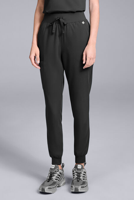BASE 6 JOGGER - Petite - Jet Black - 1