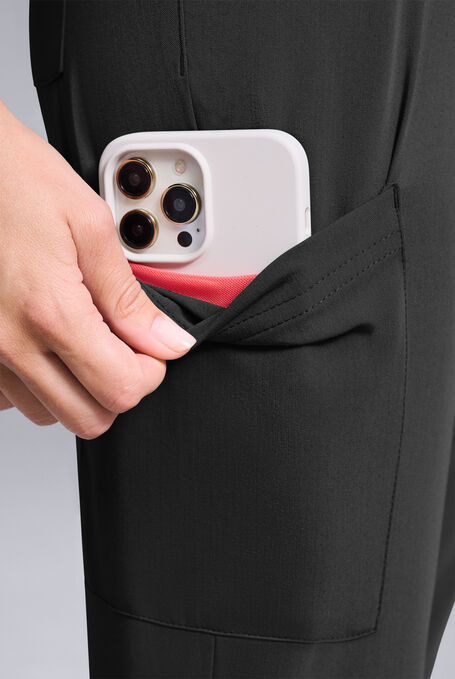 BASE CREW SCRUB SET - Jet Black - 6