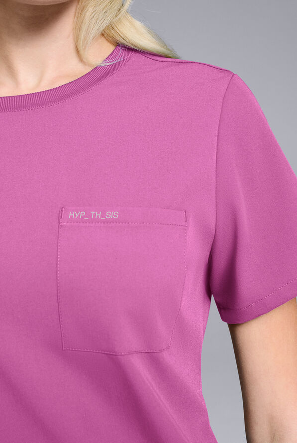 BASE CREW SHIRT - Magneta - 5