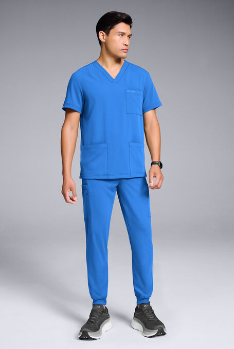 S-R SHIFT READY 4 SHIRT & 8 JOGGER - Royal - 2