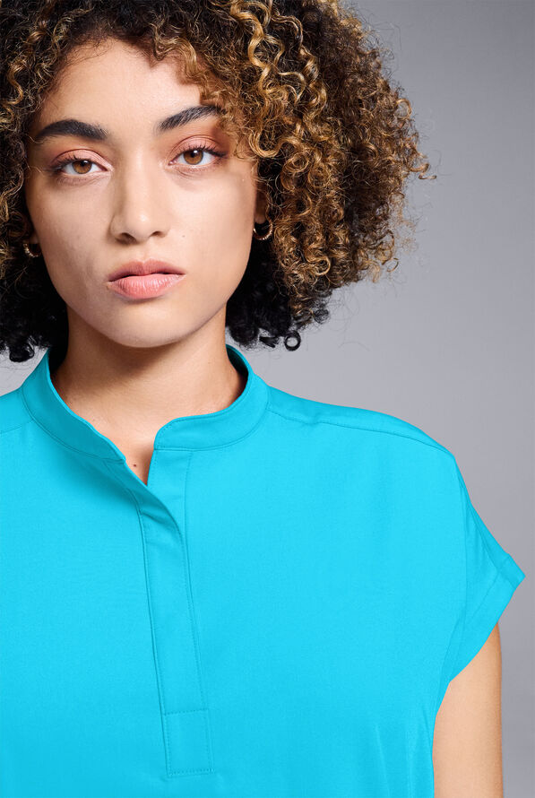 META O-S OVERSIZED SHIRT - Turquoise - 5