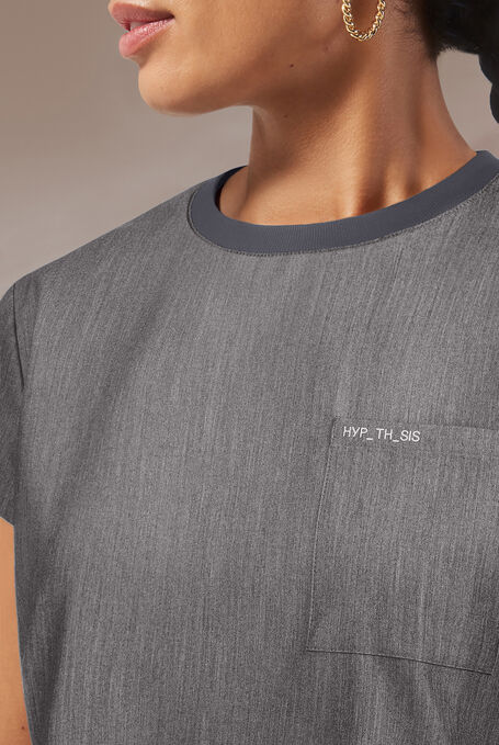 BASE CREW SHIRT - Graphite - 4