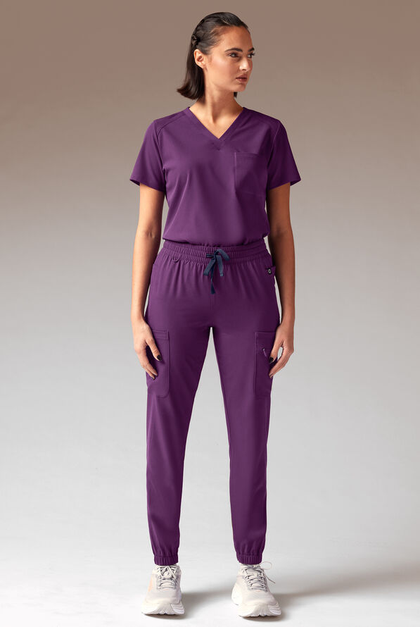 CACHE 6 JOGGER - Petite - Eggplant - 4