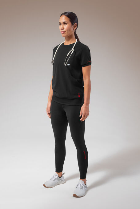 HYPOTHESIS (RED) HOMEODYNAMIC LEGGING - Regular - Jet Black - 4