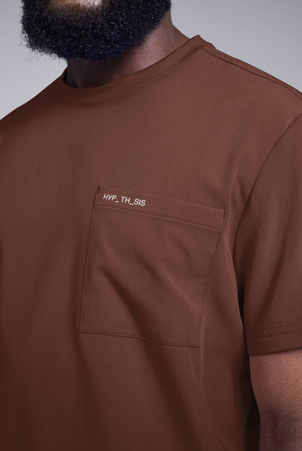 S-R SHIFT READY CREW SHIRT - Bitter Chocolate - 4