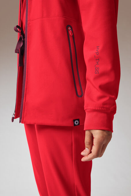 F-ZIP JACKET - Hemoglobin/Wine - 5