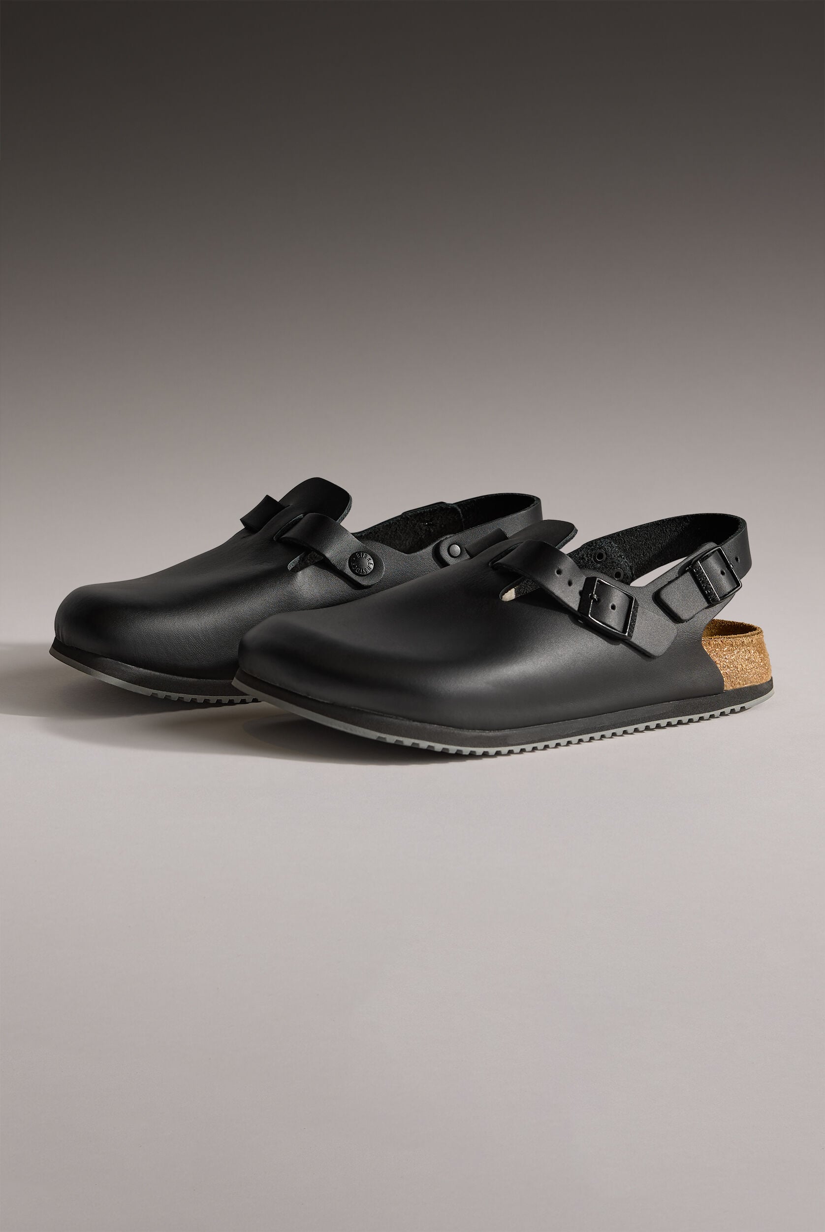 Birkenstock Unisex Tokyo Super Grip Black Clogs, Nursing Shoes