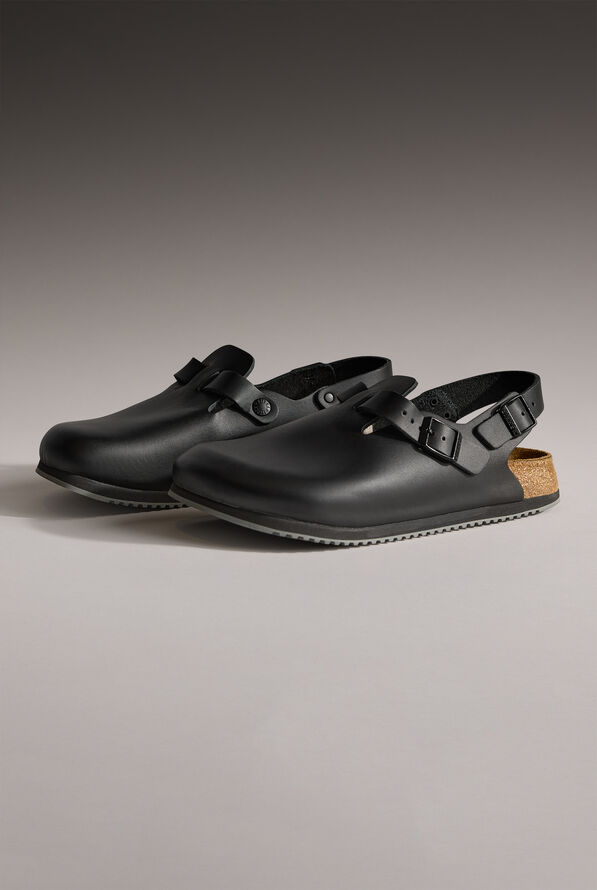 Birkenstock Unisex Tokyo Super Grip Black Clogs - Black - 3