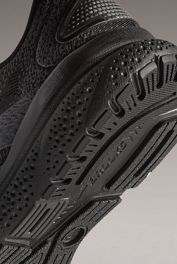 Brooks Women's Ghost 16 Black Athletic Lace Up Nursing Shoes - null - 7