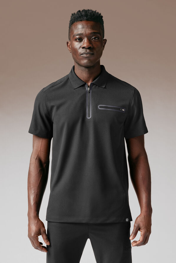 ALPHA SYSTEM SHIRT - Jet Black/Pewter - 1