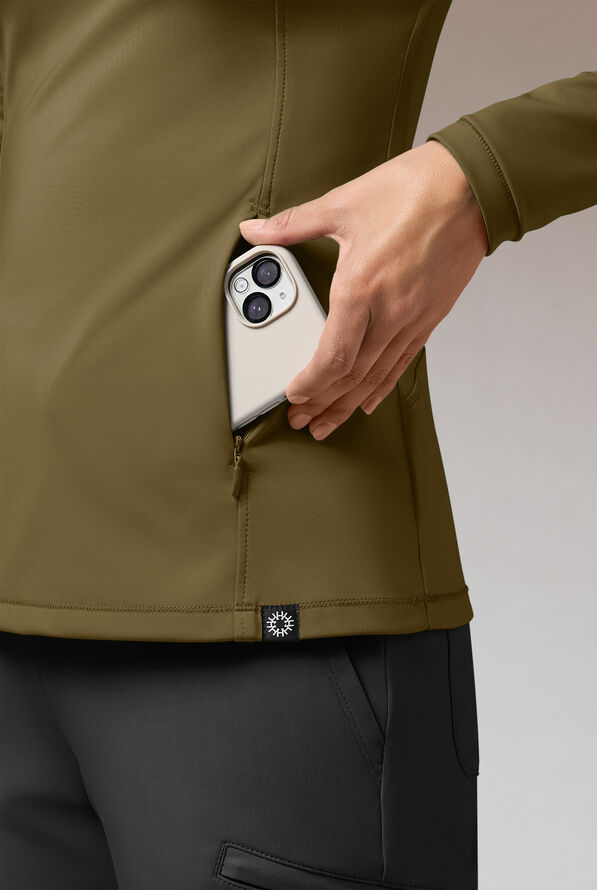 OMNI BASE K SHIRT - Dark Moss/Jet Black - 5