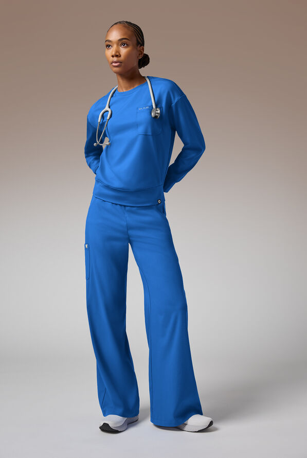 Y-Band Wide Leg Pant - Regular - Petite - Royal - 2