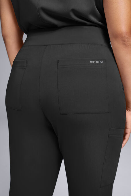 BASE 6 JOGGER - Petite - Jet Black - 5