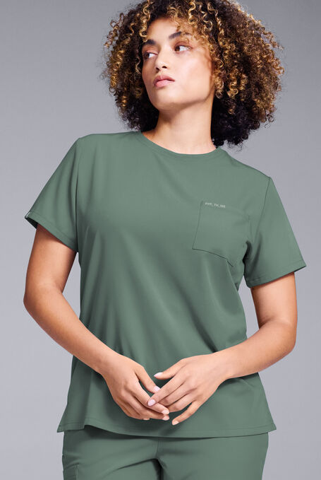 BASE CREW SHIRT - Olive - 4