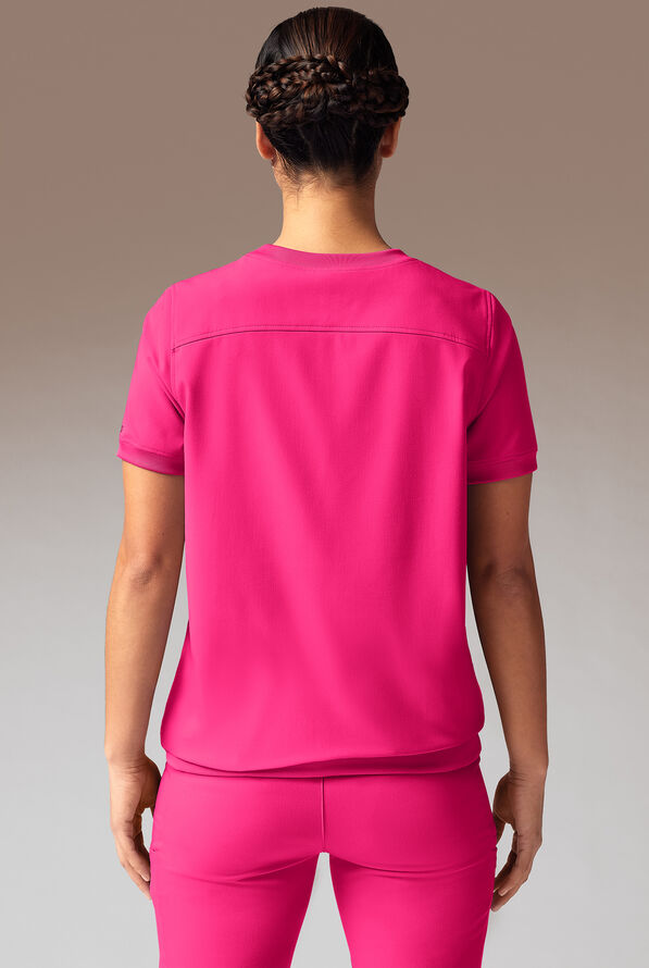 KENTICA CREW TOP - Reactive Pink - 3