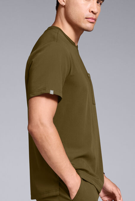 S-R SHIFT READY CREW SHIRT - Dark Moss - 4