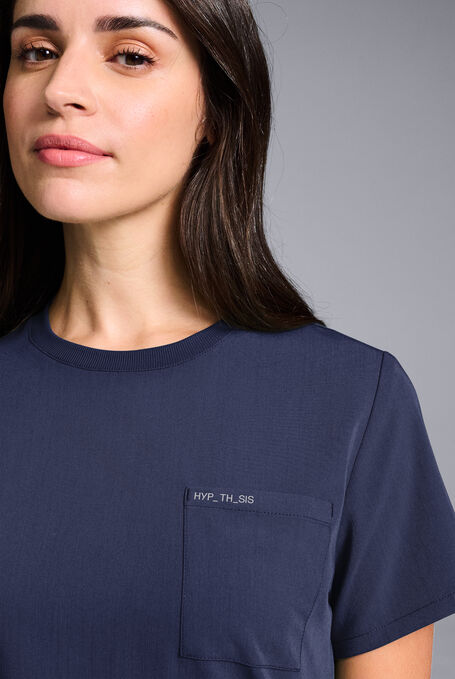 BASE CREW SHIRT - Navy - 2