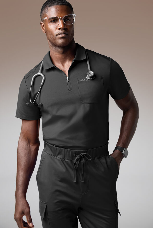 ALPHA K POLO - Jet Black - 1