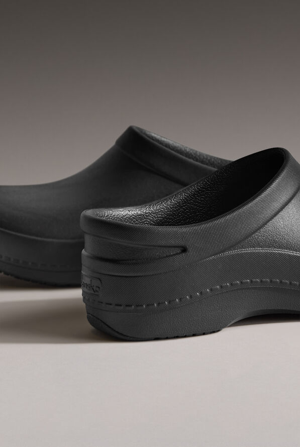 Dansko Women's Kaci SR Black Backless Clogs - Black - 8