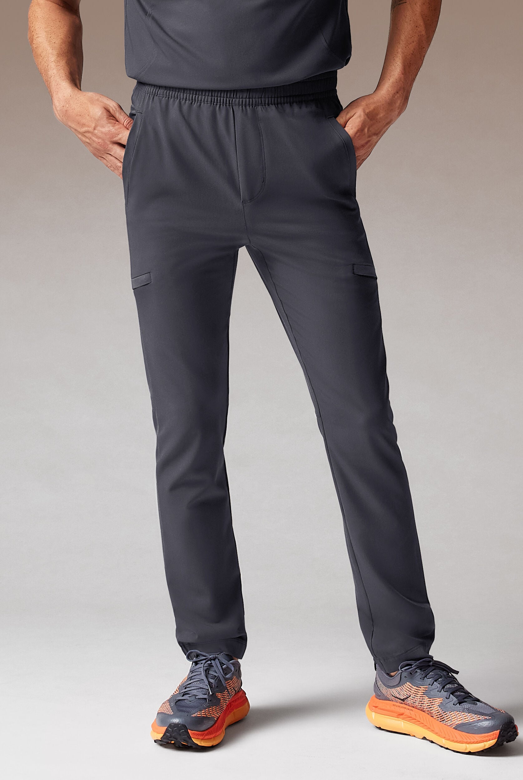 Hypothesis Men's 6 Pocket Tapered Leg Scrub Pant, Scrub Pants