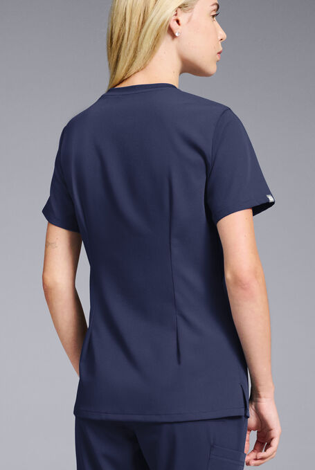BASE CREW SHIRT - Navy - 6
