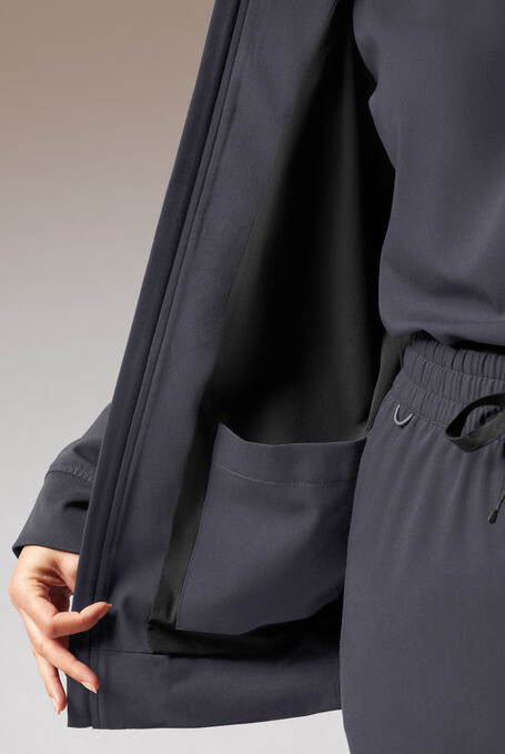 F-ZIP JACKET - Pewter/Jet Black - 5