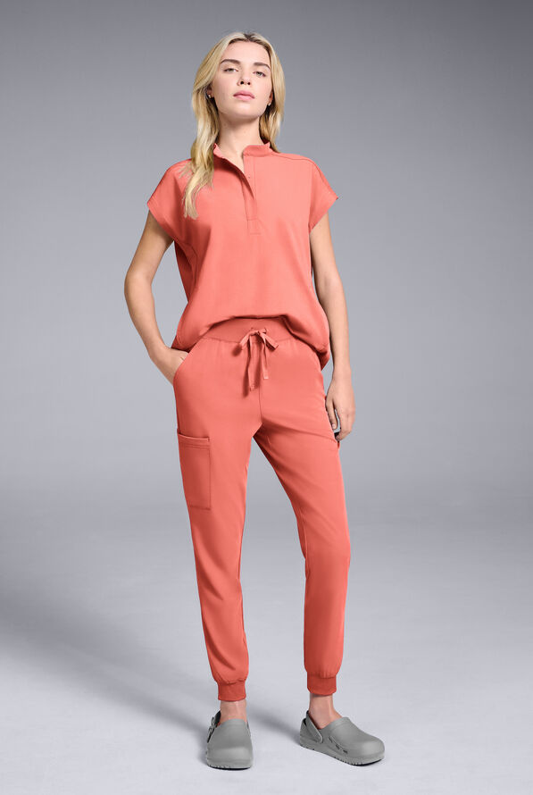 META O-S OVERSIZED SHIRT - Thermal Coral - 2