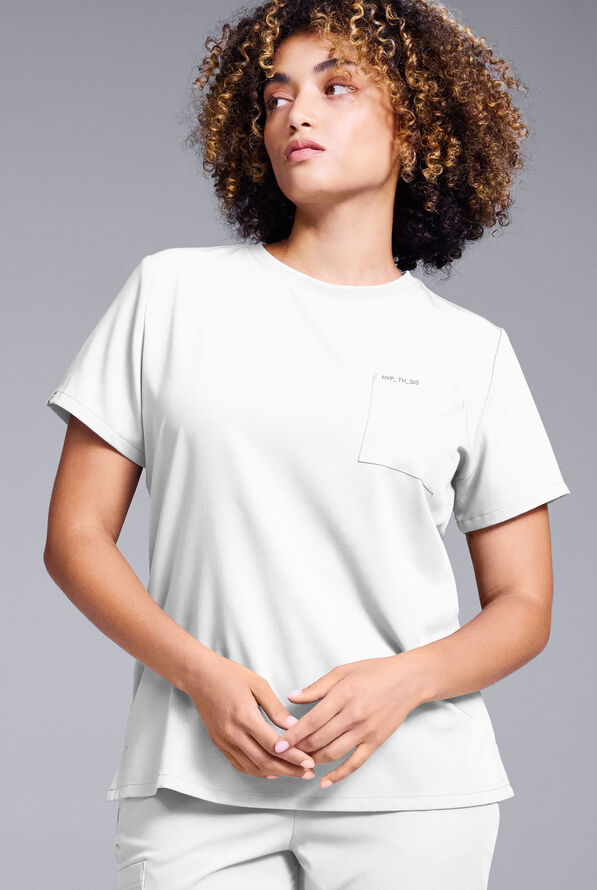 BASE CREW SHIRT - White - 5