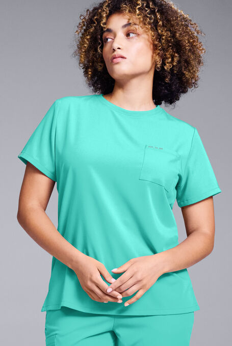 BASE CREW SHIRT - H2O - 3