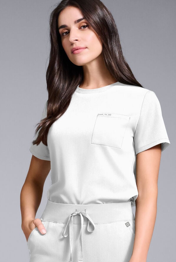 BASE CREW SHIRT - White - 1
