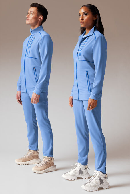F-ZIP JACKET - Ceil/Royal - 2
