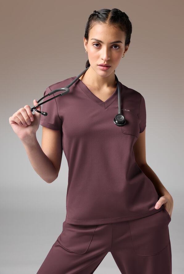 BETA K V-NECK SHIRT - UA Loam - 6