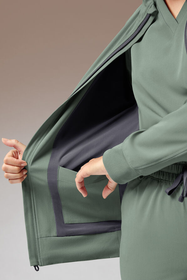 F-ZIP JACKET - Mineral/Pewter - 6