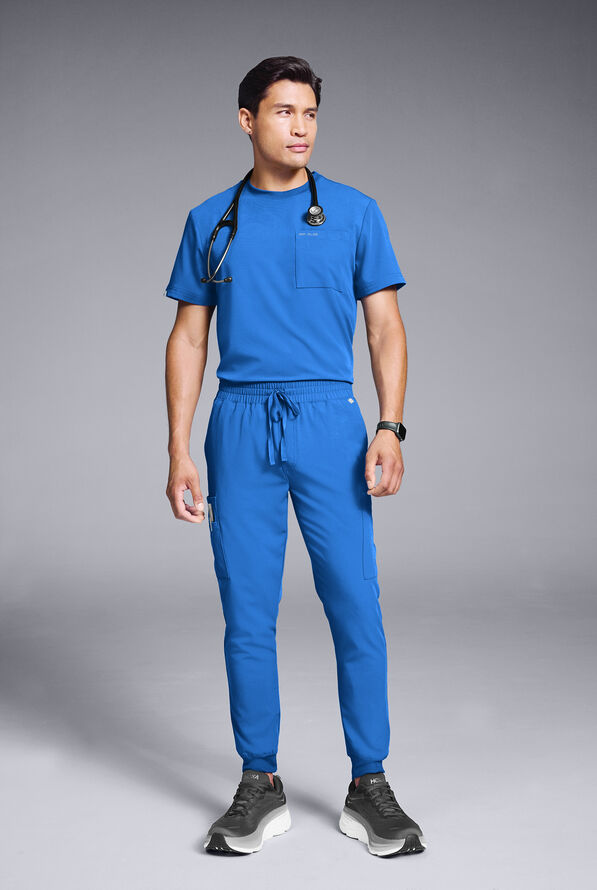 S-R SHIFT READY CREW SHIRT - Royal - 2
