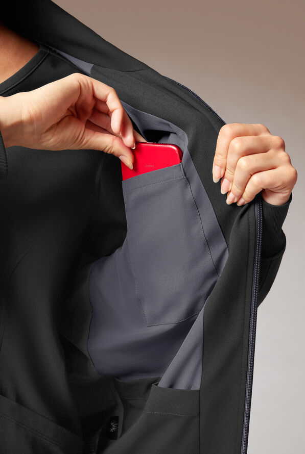 F-ZIP JACKET - Jet Black/Pewter - 5