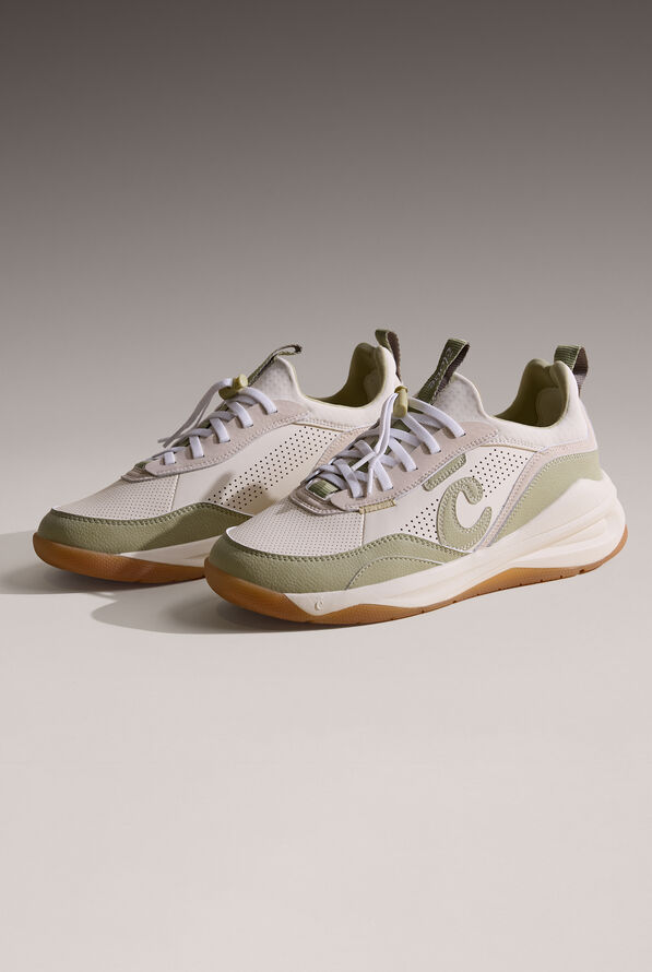 Clove Women's Strada White / Sage / Gum Athletic Lace up Shoe - null - 3