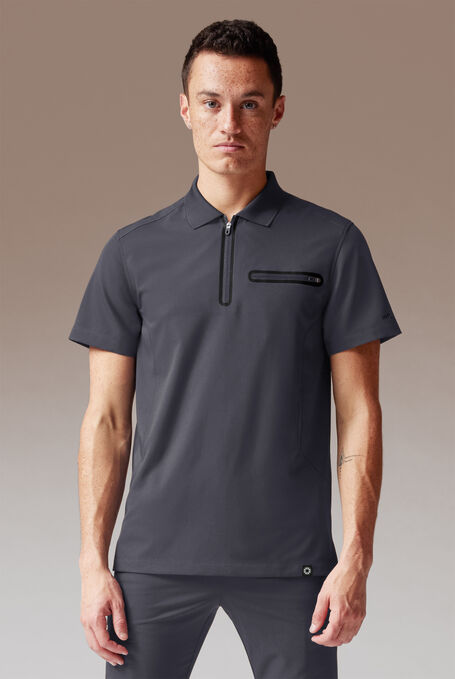 ALPHA SYSTEM SHIRT - Pewter/Jet Black - 1