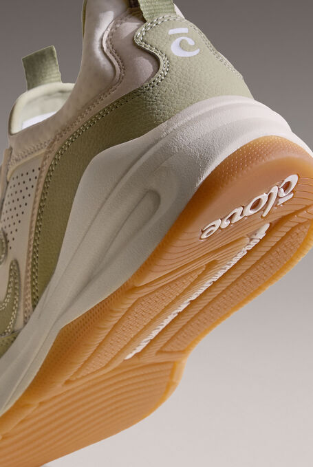 Clove Women's Strada White / Sage / Gum Athletic Lace up Shoe - null - 7