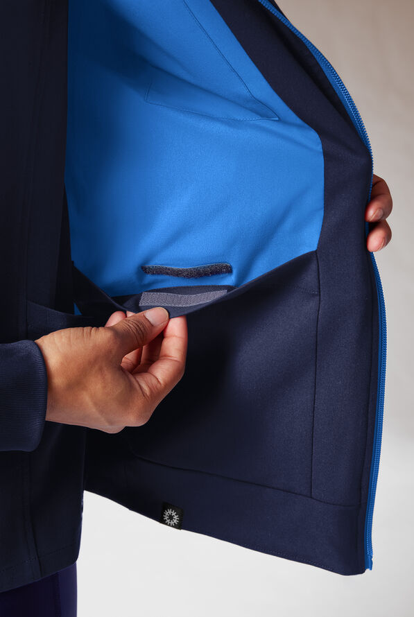 F-ZIP JACKET - Navy/Royal - 8