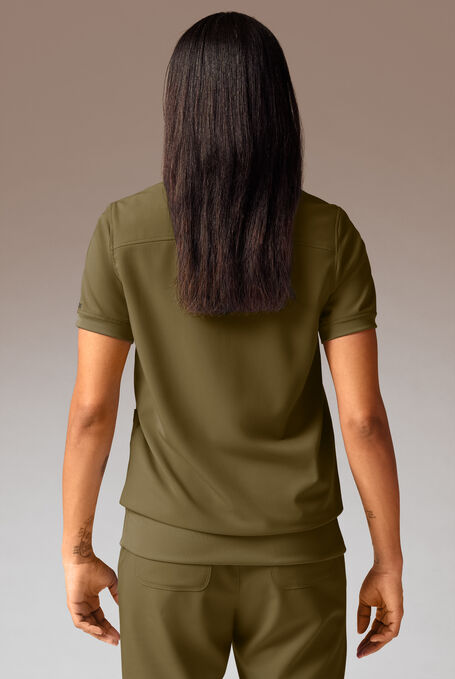 KENTICA CREW TOP - Dark Moss - 3