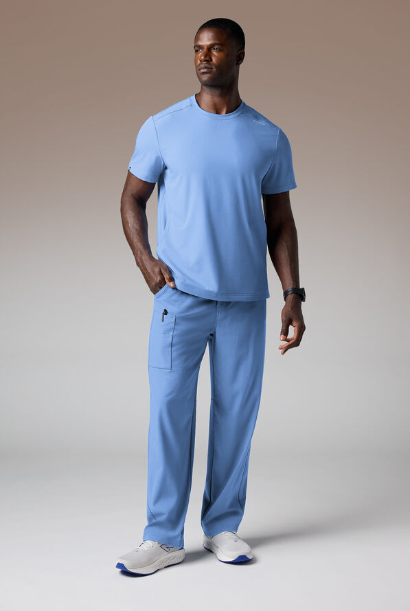 ALPHA CREW TOP - Ceil Blue - 3