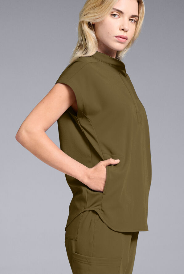 META O-S OVERSIZED SHIRT - Dark Moss - 6