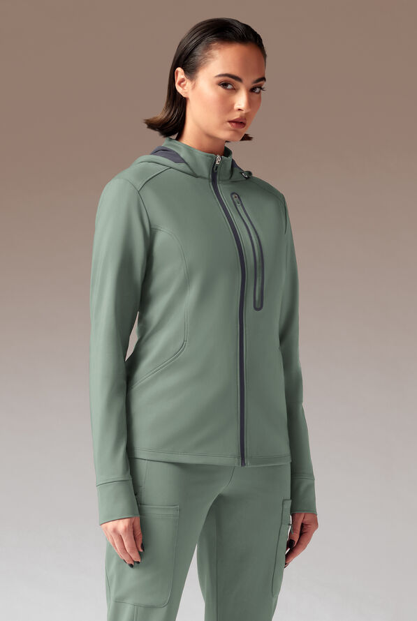 SUPER-DERMAL HOODIE - Mineral/Pewter - 1