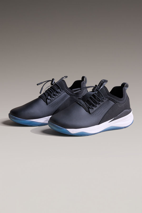 Clove Classic Night Shift Black/White Women's Bungee Athletic Shoe - Black/White - 3