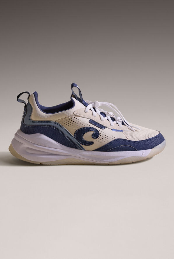 Clove Women's Strada Sand / Navy / White Athletic Lace up Shoe - null - 6