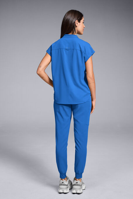META O-S OVERSIZED Scrub Set - Royal - 3