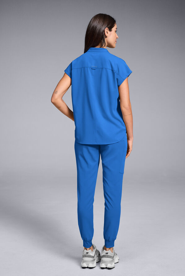 META O-S OVERSIZED Scrub Set - Royal - 3