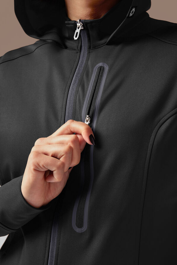 SUPER-DERMAL HOODIE - Jet Black/Pewter - 6